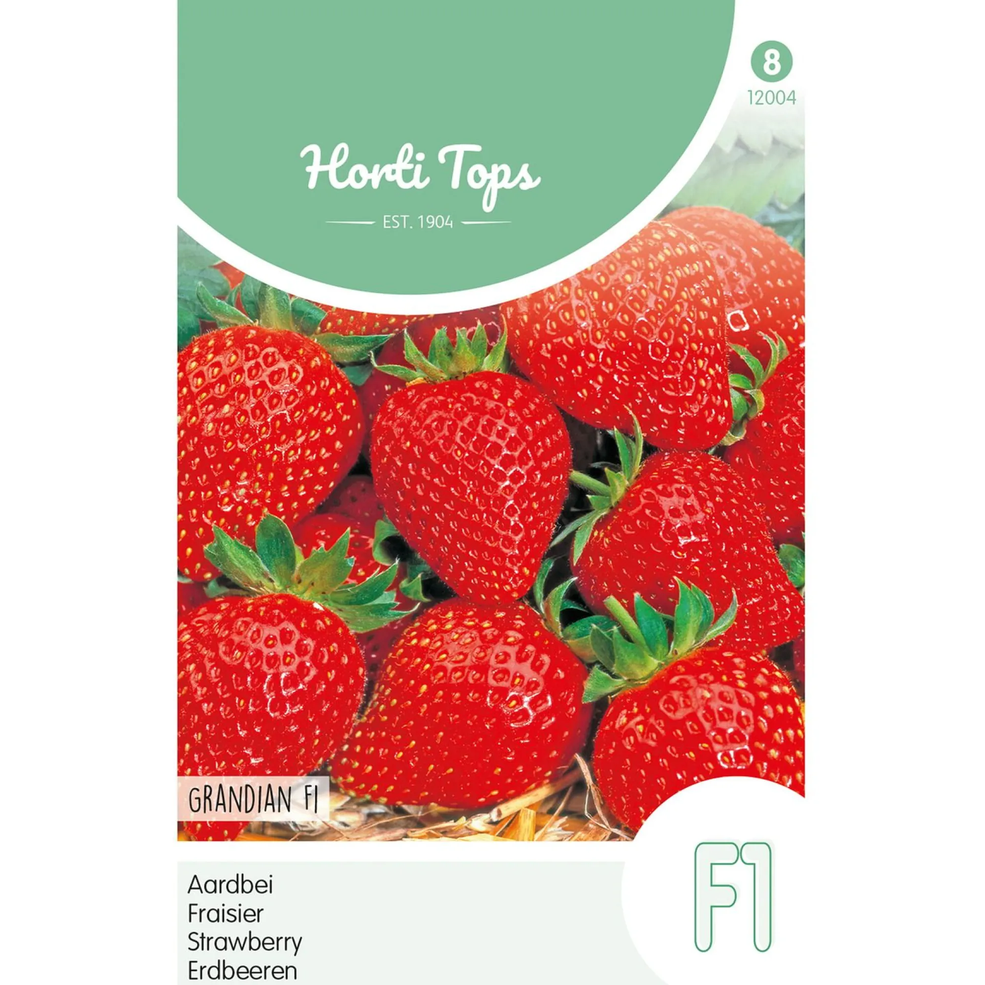 Horti Tops Moestuin>Aardbei Grandian zaad
