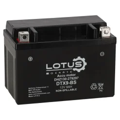 Lotus Accu'S>Accu motor 12V 9Ah DTX9-BS V2