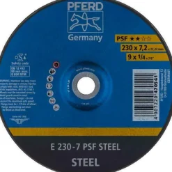 Pferd Toebehoren Elektrisch Gereedschap>Afbraamschijf E230-7 PSF staal