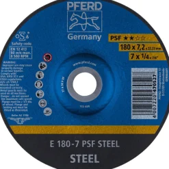 Pferd Toebehoren Elektrisch Gereedschap>Afbraamschijf E180-7 PSF staal