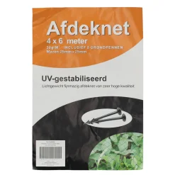 Bel Garden Vijver>Afdeknet tuin SP zwart 4x6m