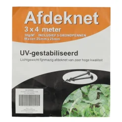 Bel Garden Vijver>Afdeknet tuin SP zwart 3x4m
