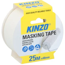 Kinzo Verfspullen>Afplaktape 25m x 48mm