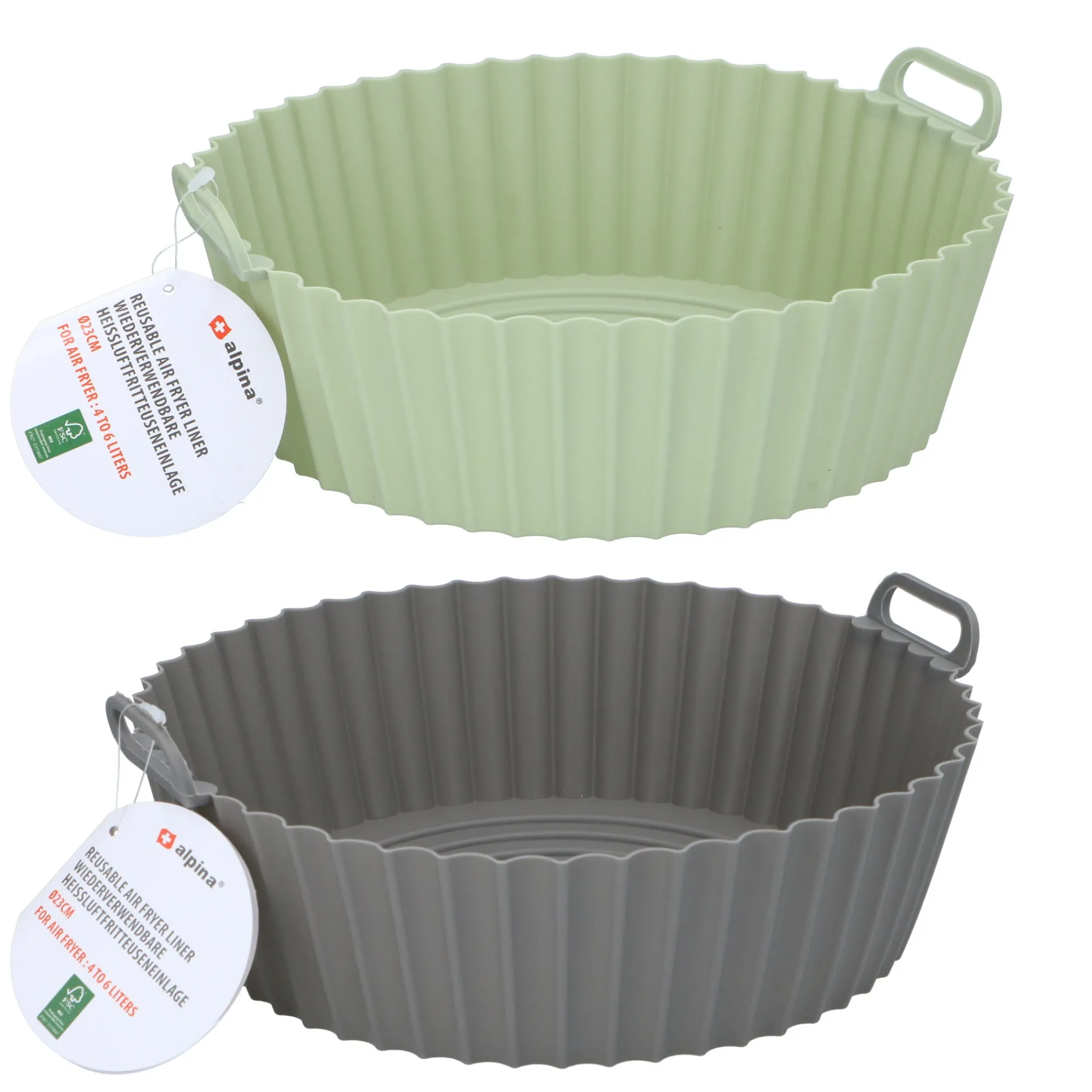 Alpina Koken & Tafelen>Airfryer liner D23 herbruikbaar assorti