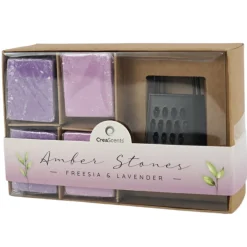 Kaarsen>Amberblokjes 4st met rasp