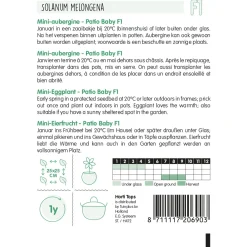 Horti Tops Moestuin>Aubergine patio baby