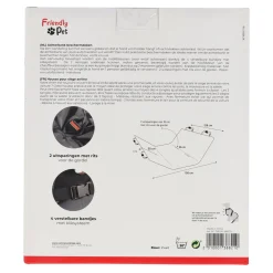 Friendly Pet Reizen Hond>Autodeken Jort zwart 156x128cm