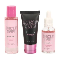 Uncle Sam Badkameraccessoires>Badverzorgingsset dames 3 stuks
