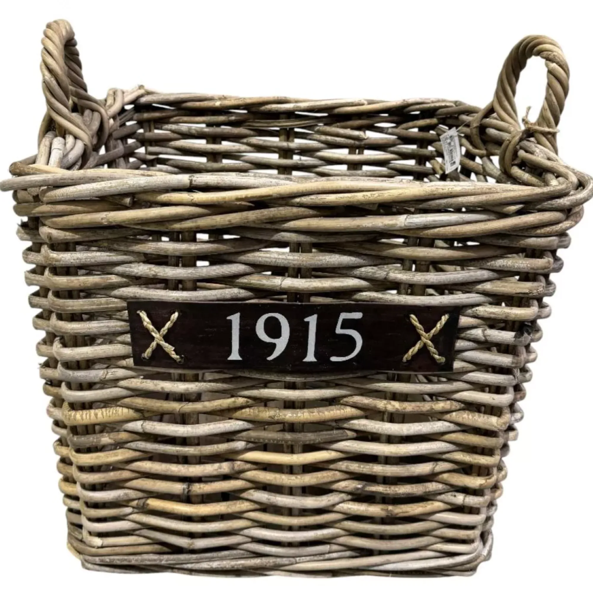 Van der Leeden Woondecoratie>Bak rotan met wielen vierkant 50 x 50 cm