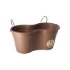 Florus Tuindecoratie>Balkonpot set 37 cm taupe