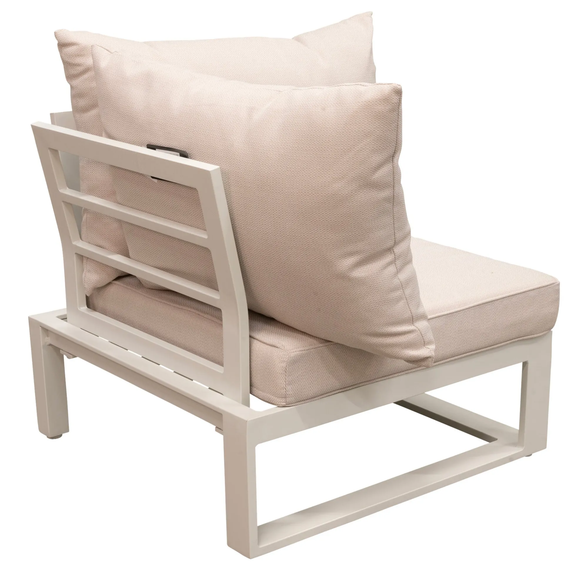 Bois le Duc Loungesets>Bank hoek Frullo crème met kussens