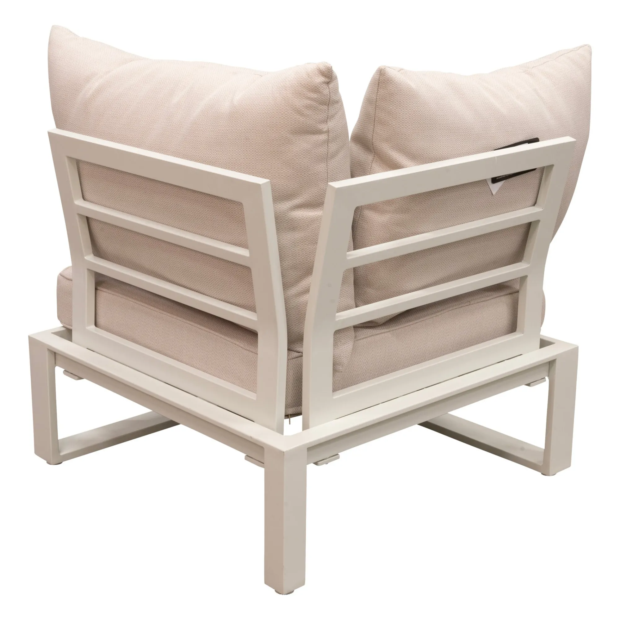 Bois le Duc Loungesets>Bank hoek Frullo crème met kussens