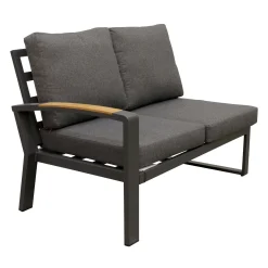 Bois le Duc Loungesets>Bank 2-zit links Foxton Antraciet