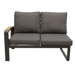 Bois le Duc Loungesets>Bank 2-zit links Foxton Antraciet