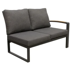 Bois le Duc Loungesets>Bank 2-zit rechts Foxton Antraciet