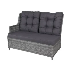 Bois le Duc Loungesets>Bank 2-zit rechts Sicura Willow Grey