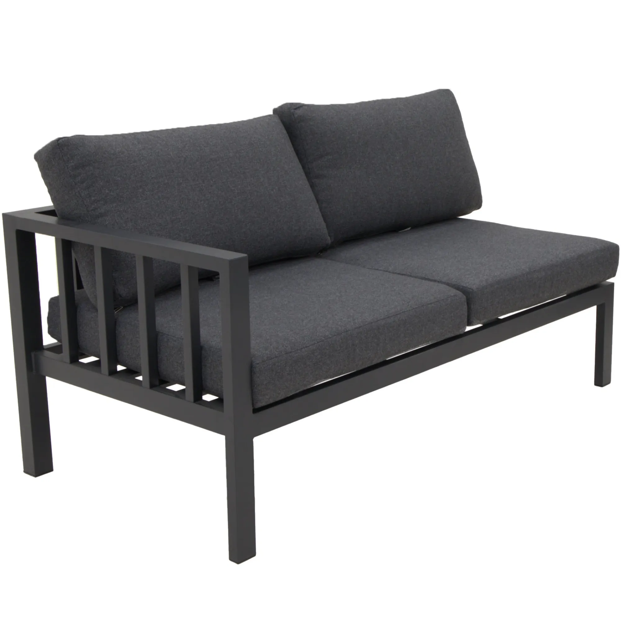 Bois le Duc Loungesets>Bank 2-zit rechts Trento Antraciet