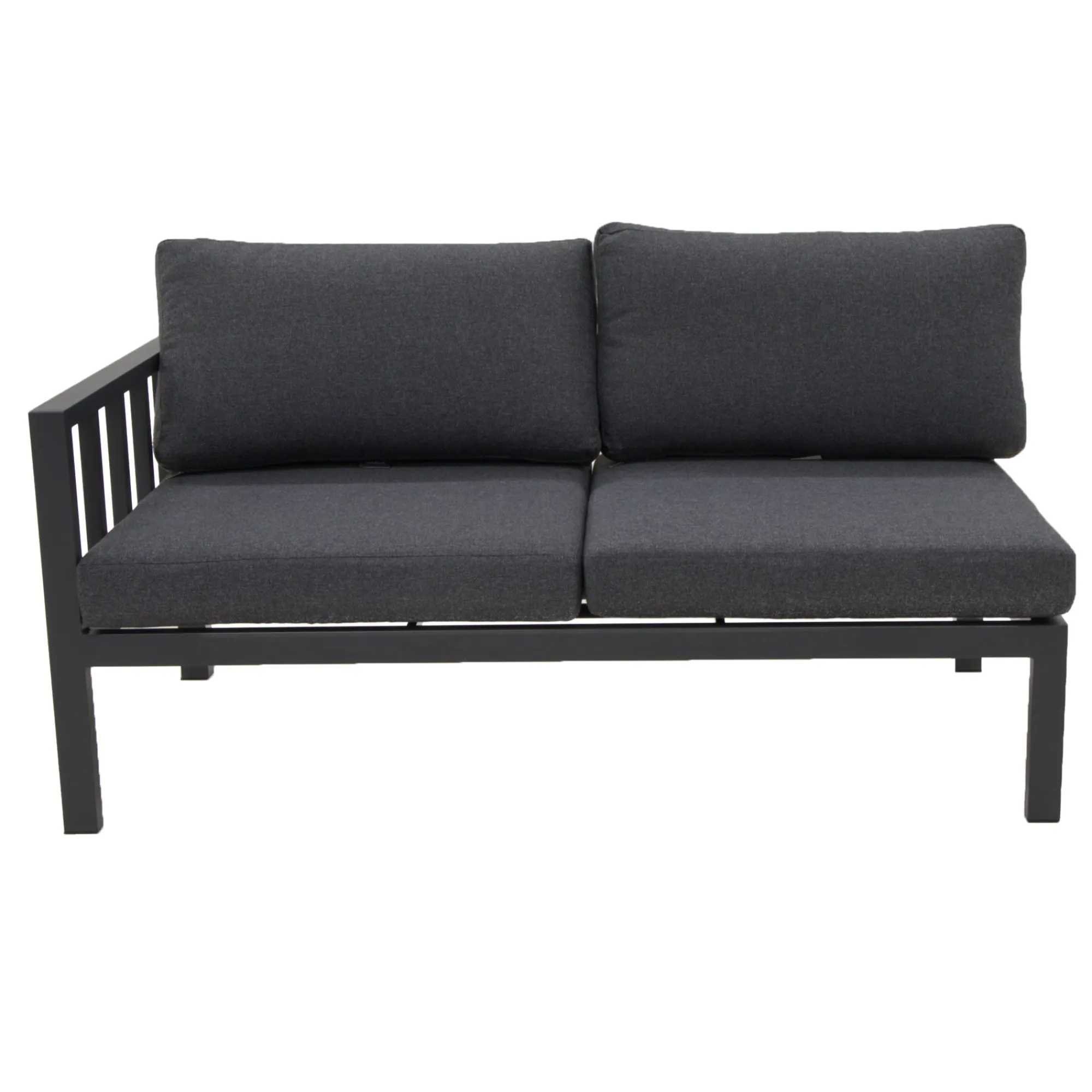 Bois le Duc Loungesets>Bank 2-zit rechts Trento Antraciet