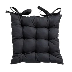 Madison Tuinkussens>Basic black A052 46x46 Toscane