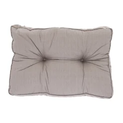 Madison Tuinkussens>Basic taupe lounge rugkussen 73x40