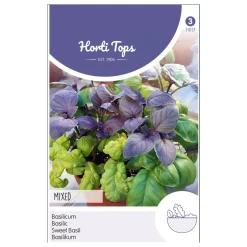 Horti Tops Moestuin>Basilicum gemengd zaad