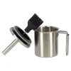 Barbecueaccessoires>Basting set RVS pot+borstel