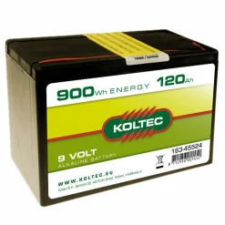 Koltec Afrastering>Batterij 9V - 120Ah Alkaline