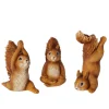 Boltze home Kerstdecoratie>Beeld eekhoorn Albert yoga 14cm