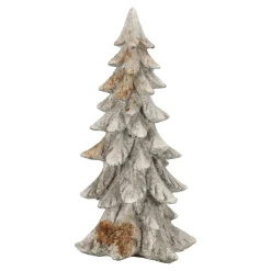 Kerstdecoratie>Beeld kerstboom 19 cm rustiek