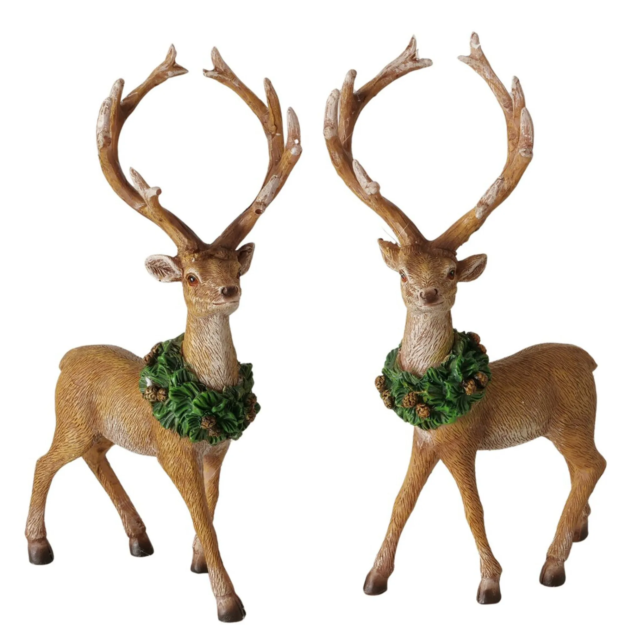Boltze home Kerstdecoratie>Beeld rendier Elliot 15cm