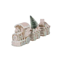 Kerstdecoratie>Beeld trein gingerbread 11 cm