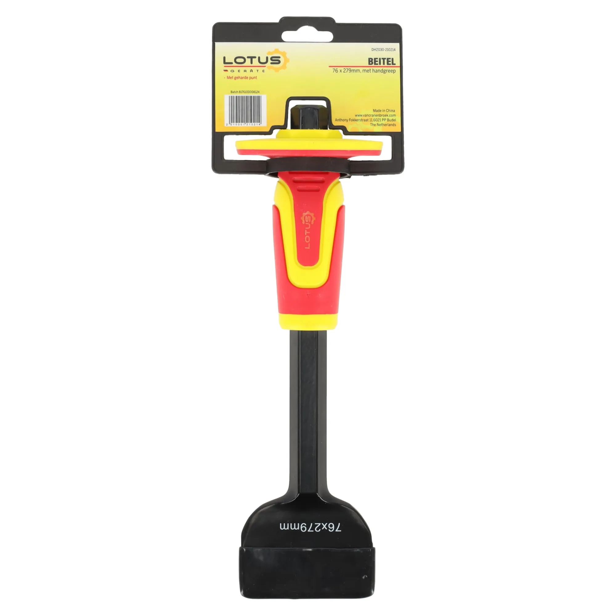 Lotus Handgereedschap>Beitel met handbeschermgreep 76 mm x 279 mm