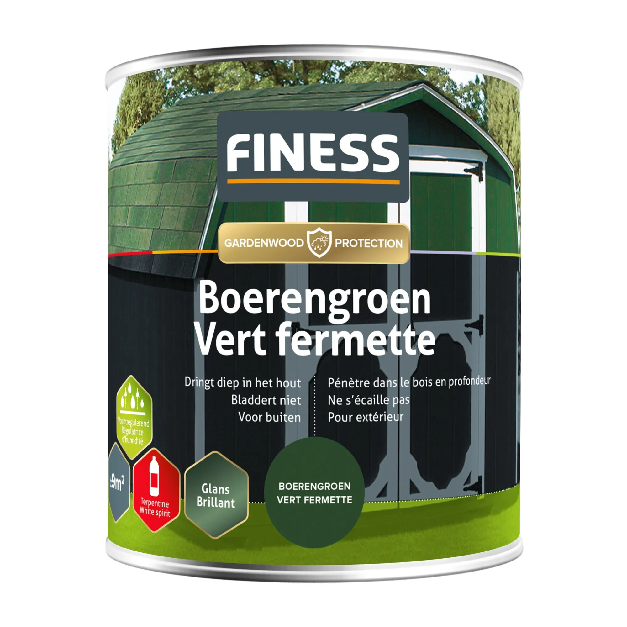 Finess Beits En Vernis>Beits boerengroen 750ml