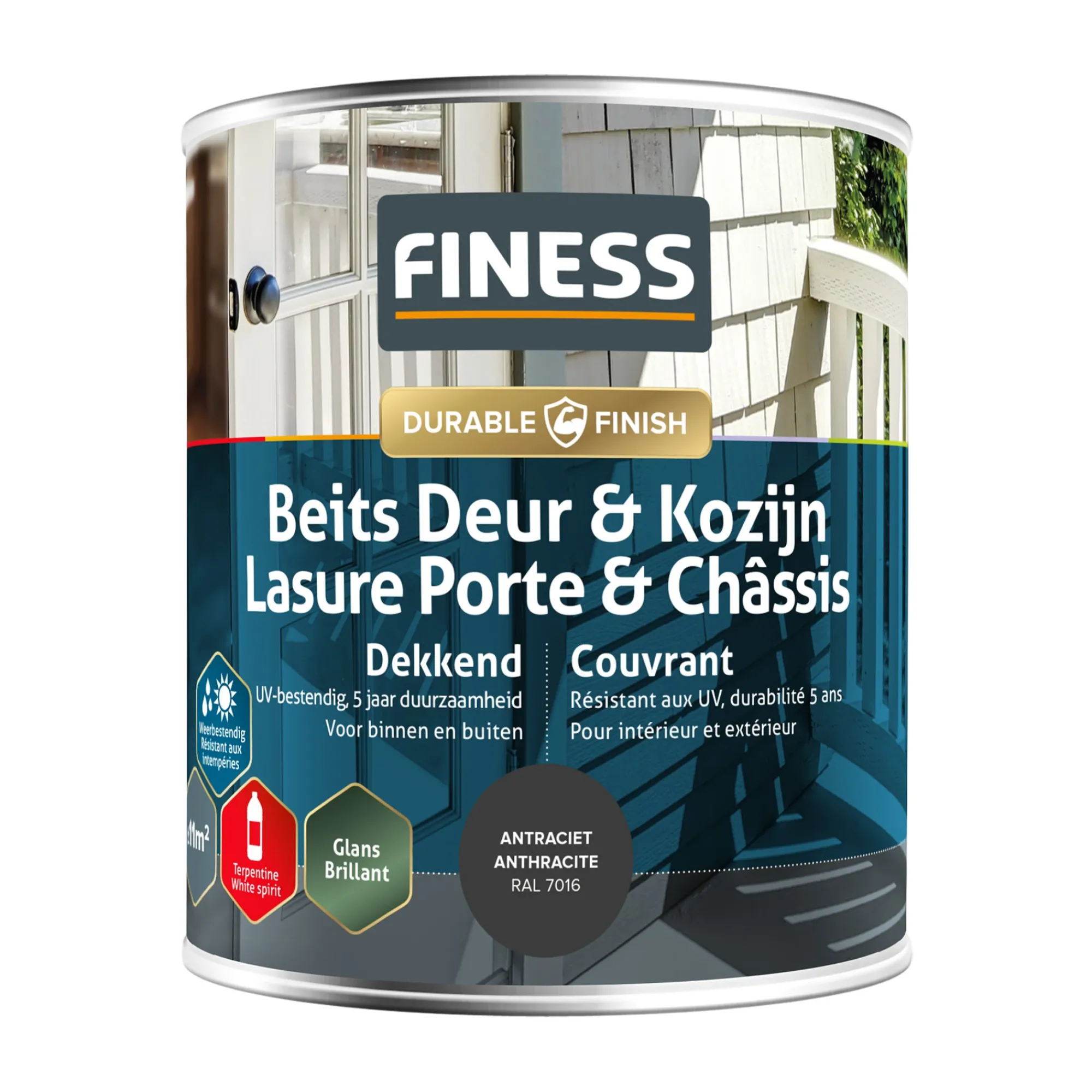 Finess Beits En Vernis>Beits UV DK antra 2594 750ml