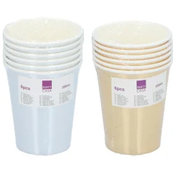 Party Casa Koken & Tafelen>Beker papier 6st 2 assorti