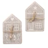 Boltze home Kerstdecoratie>Bestekzak huis Ginger 4-delig