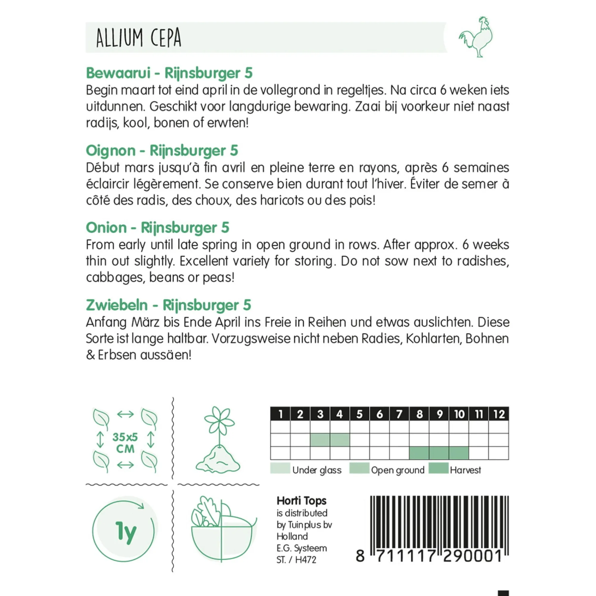 Horti Tops Moestuin>Bewaarui Rijnsburger