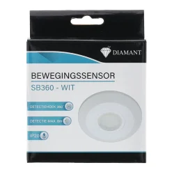 Diamant Binnenverlichting>Bewegingssensor 360° wit