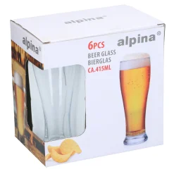 Alpina Koken & Tafelen>Bierglas 415ml 6st