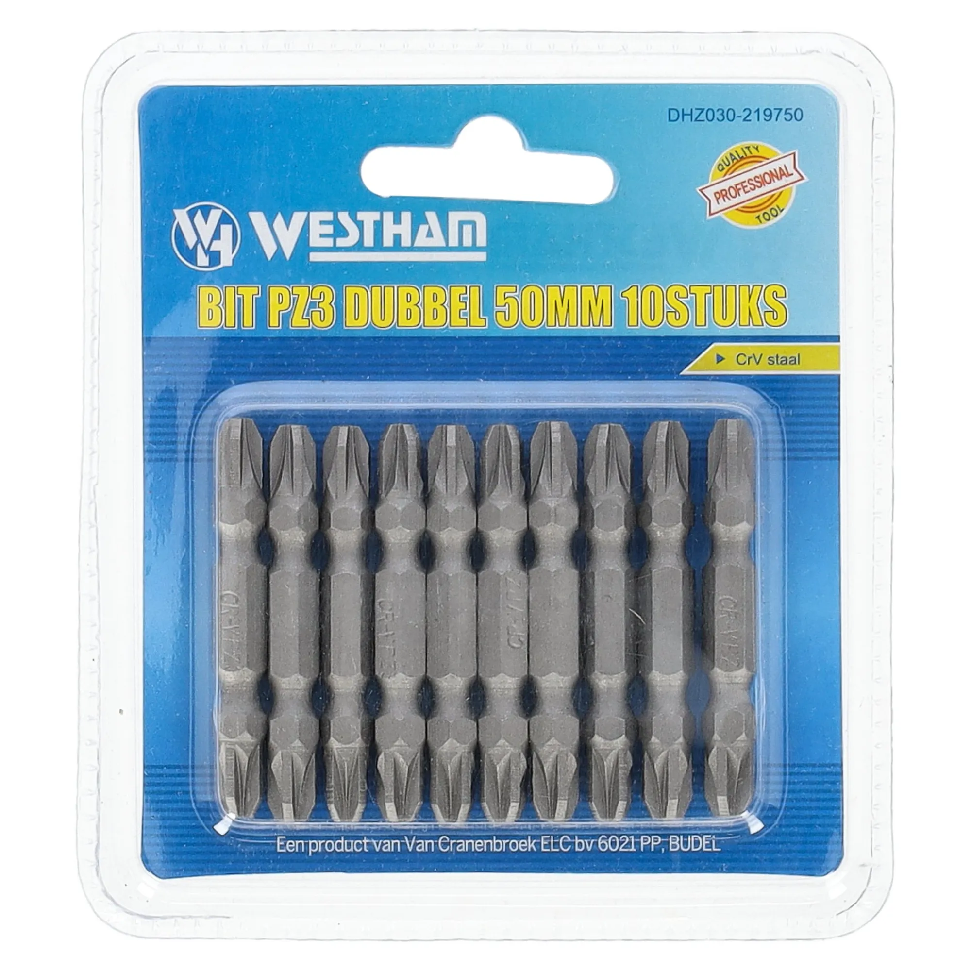 Westham Toebehoren Elektrisch Gereedschap>Bit Pz3 dubbel 50 mm 10st