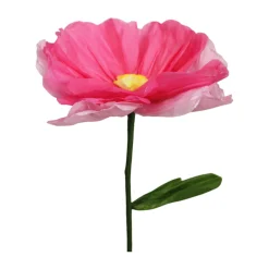Natural Collections Kunstplanten En Kunstbloemen>Bloem papier roze 35 x 35 x 117 cm