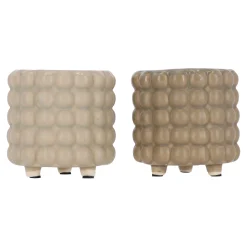 Natural Collections Tuindecoratie>Bloempot 10 x 10 cm 3 assorti