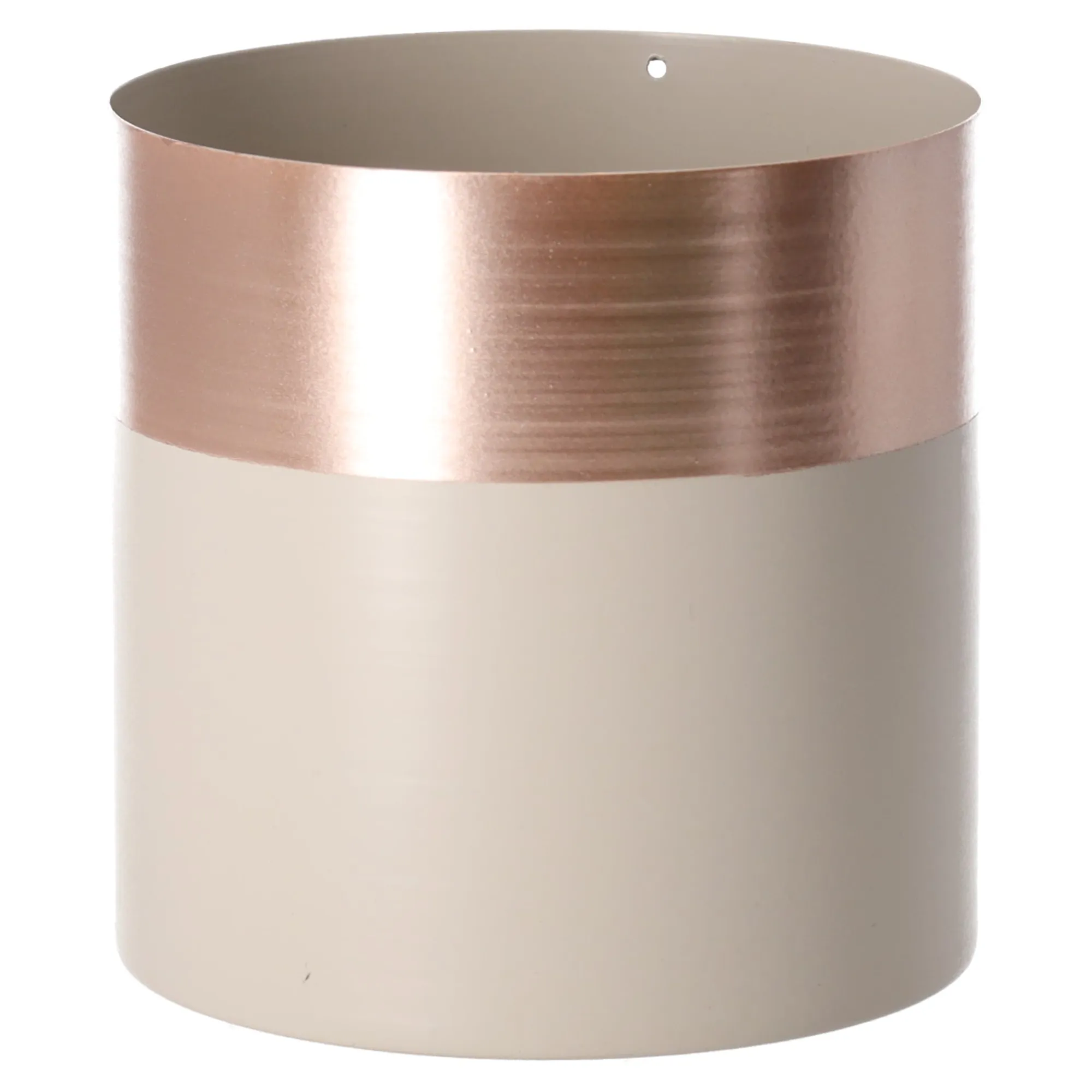 Vazen En Potten>Bloempot 13 x 13 cm grijs rose gold