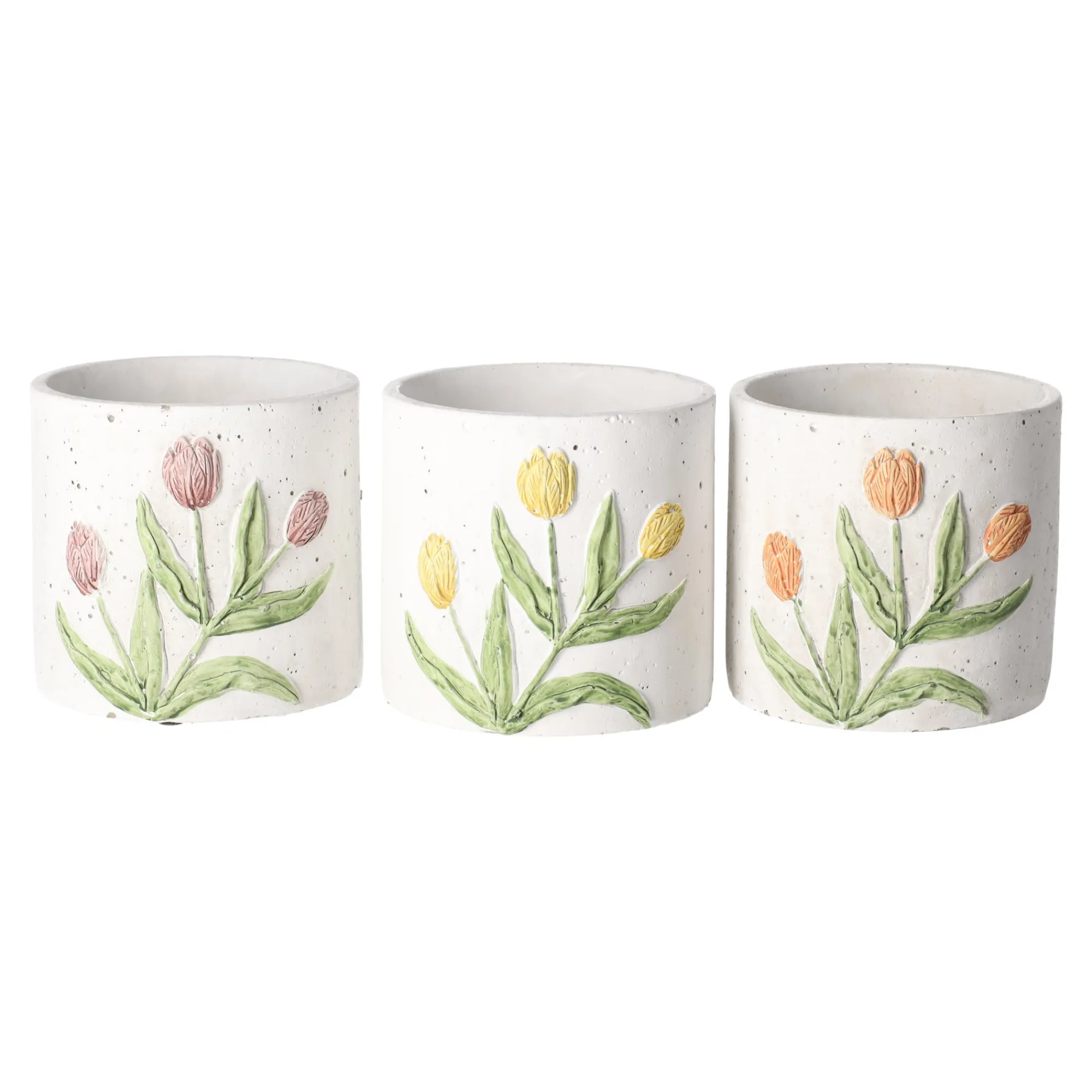 Natural Collections Vazen En Potten>Bloempot cement 13 cm