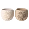 Deco Finder AG Vazen En Potten>Bloempot cement 10 cm 2 assorti