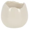 Van Cranenbroek Pasen|Vazen En Potten>Bloempot ei wit 9x8cm