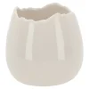 Van Cranenbroek Pasen|Vazen En Potten>Bloempot ei wit 12x12cm