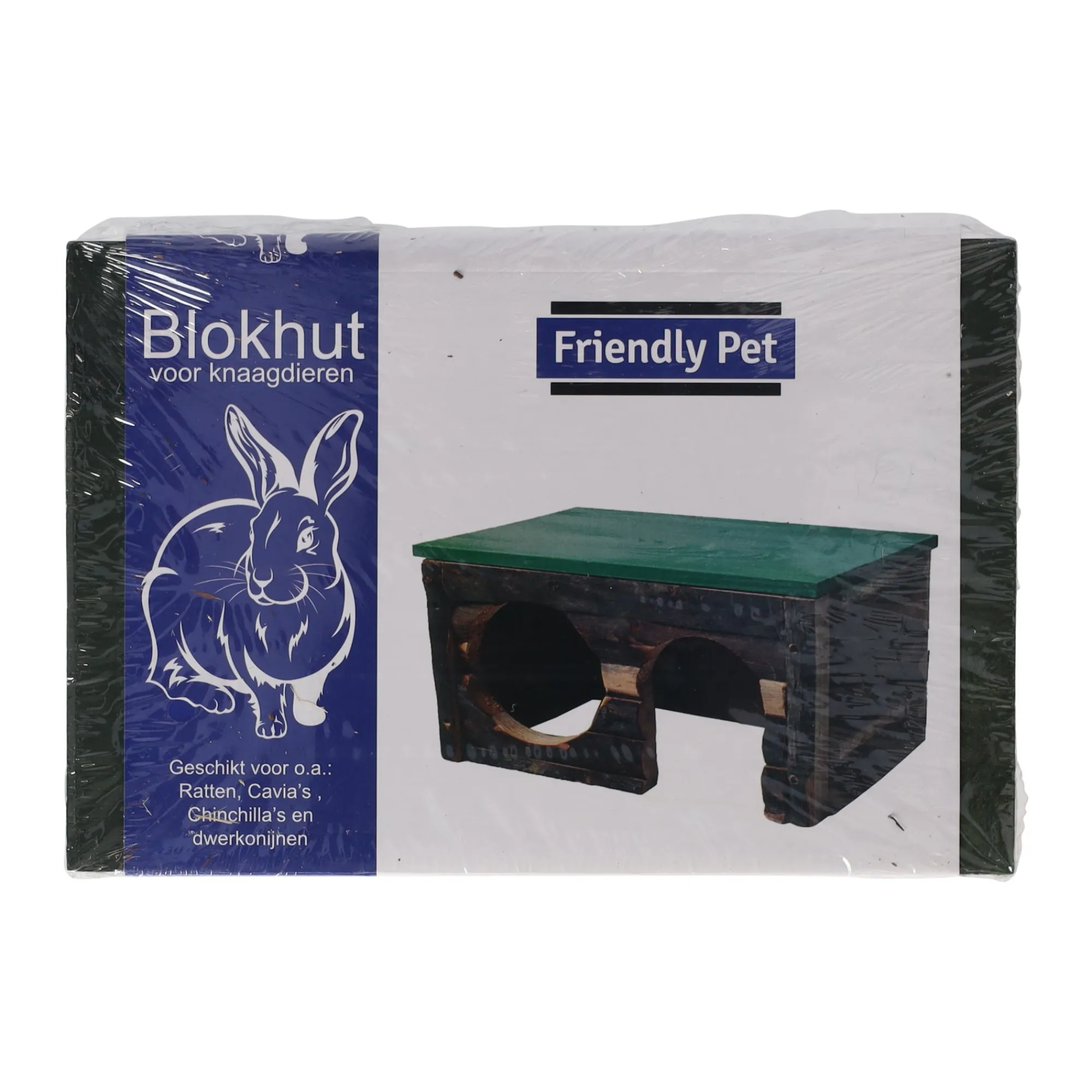 Friendly Pet Kooien En Hokken Knaagdier>Blokhut hout medium