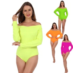 Van Cranenbroek Dameskostuums>Bodysuit dames neon