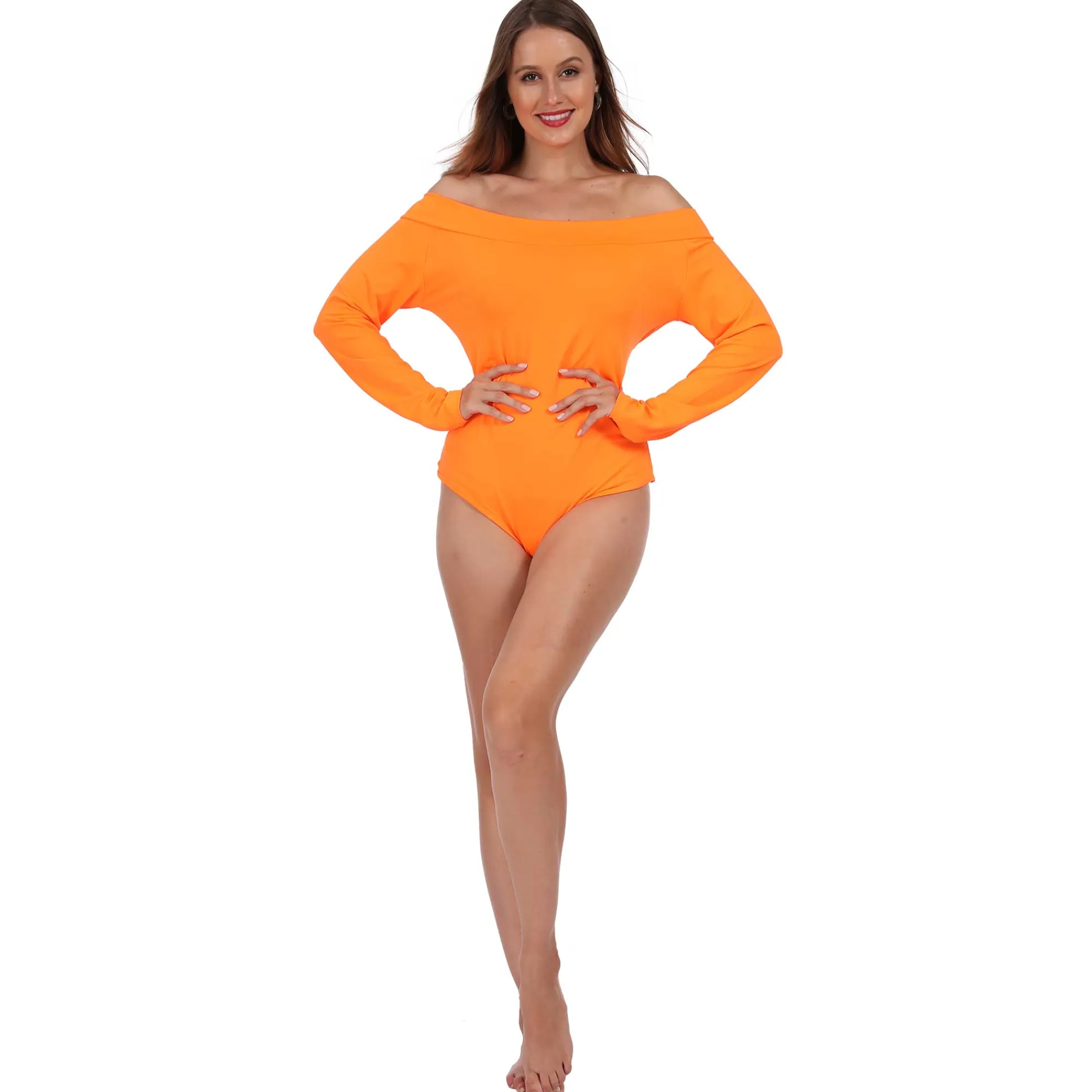 Van Cranenbroek Dameskostuums>Bodysuit dames neon